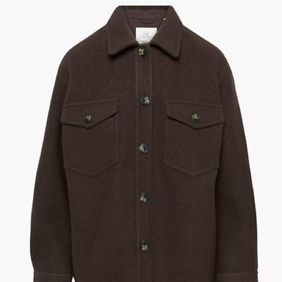 Aritzia Wilfred Free The Ganna™ Shirt Jacket XS in Brown - Picture 4 of 7